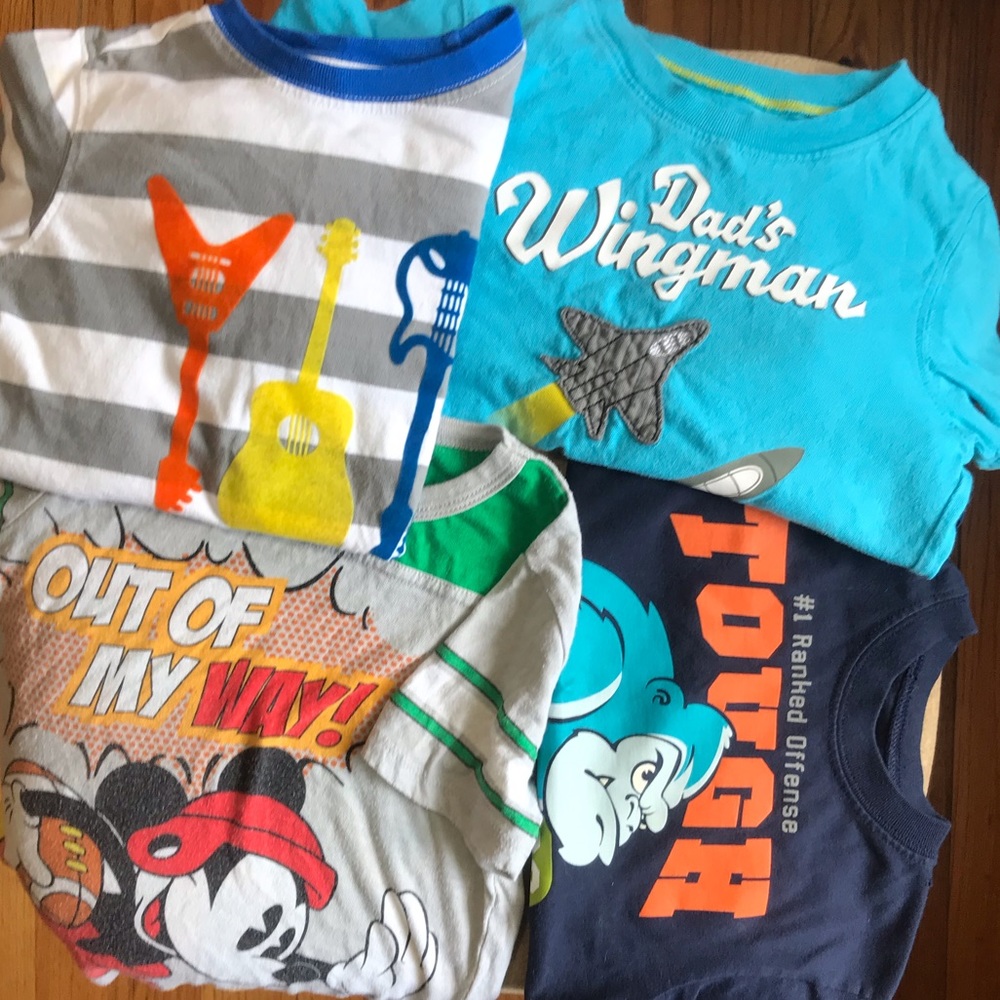 Lot of 4 Boys T-shirts